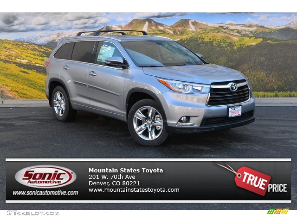 Silver Sky Metallic Toyota Highlander