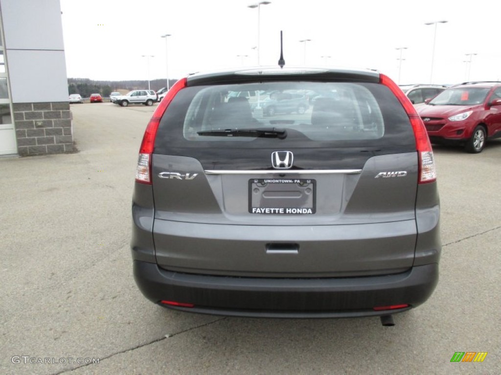 2013 CR-V LX AWD - Polished Metal Metallic / Gray photo #3