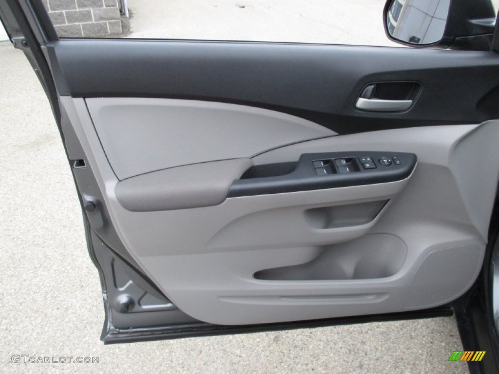 2013 CR-V LX AWD - Polished Metal Metallic / Gray photo #6