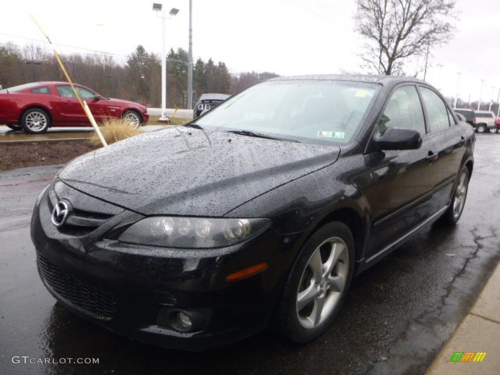 Onyx Black 2006 Mazda MAZDA6 i Sport Sedan Exterior Photo #102599168