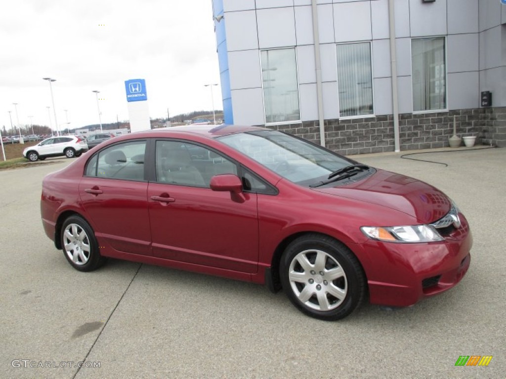 Tango Red Pearl Honda Civic