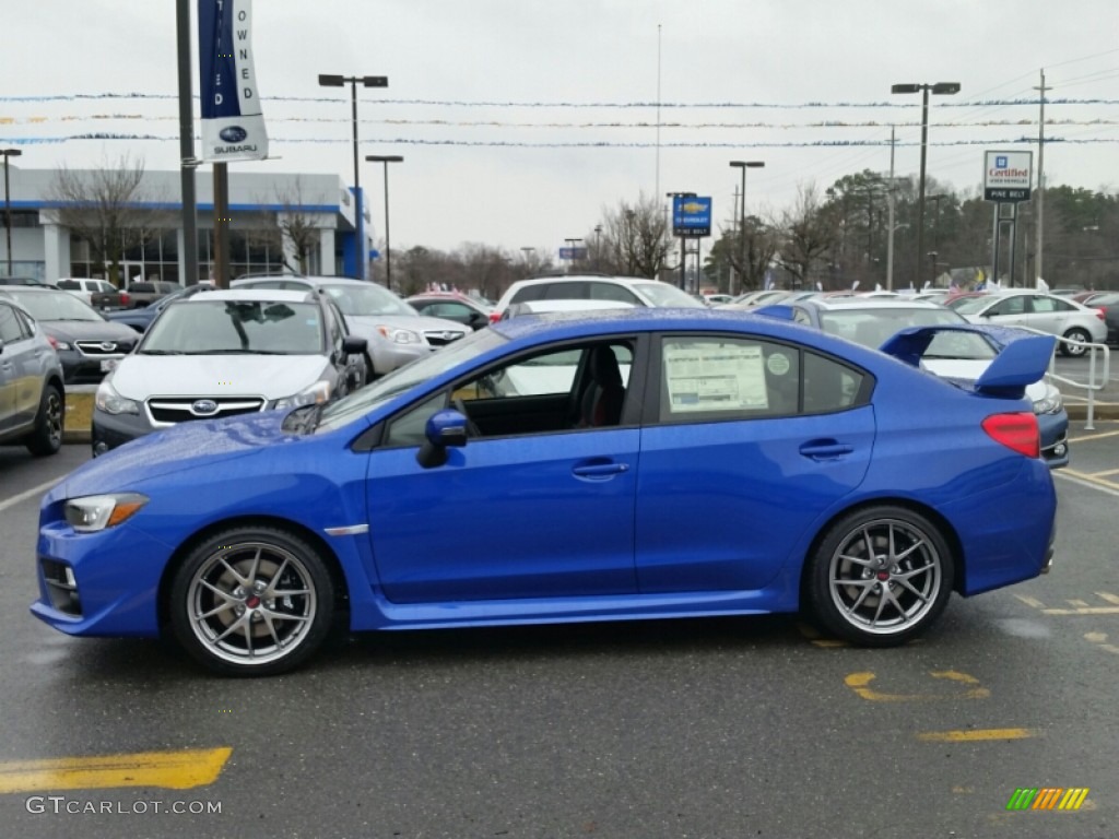 Galaxy Blue Pearl 2015 Subaru WRX STI Exterior Photo #102600167