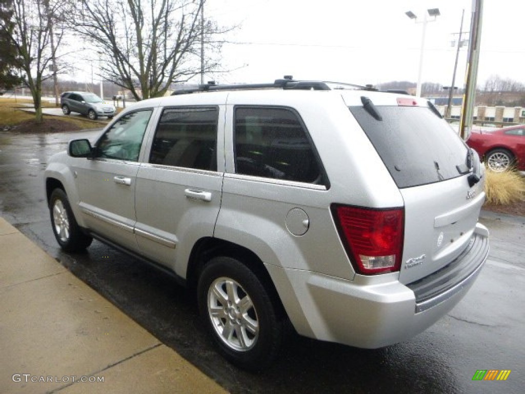 2008 Grand Cherokee Limited 4x4 - Bright Silver Metallic / Dark Khaki/Light Graystone photo #7