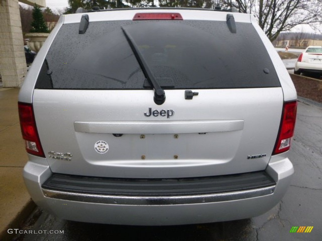 2008 Grand Cherokee Limited 4x4 - Bright Silver Metallic / Dark Khaki/Light Graystone photo #8
