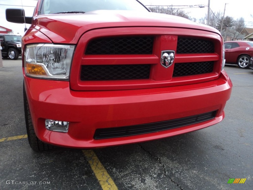 2012 Ram 1500 ST Crew Cab 4x4 - Flame Red / Dark Slate Gray/Medium Graystone photo #23