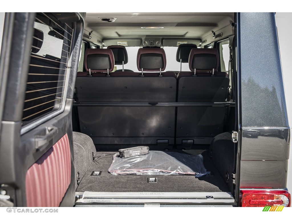 2015 G 550 - Magnetite Black Metallic / designo Mystic Red photo #4
