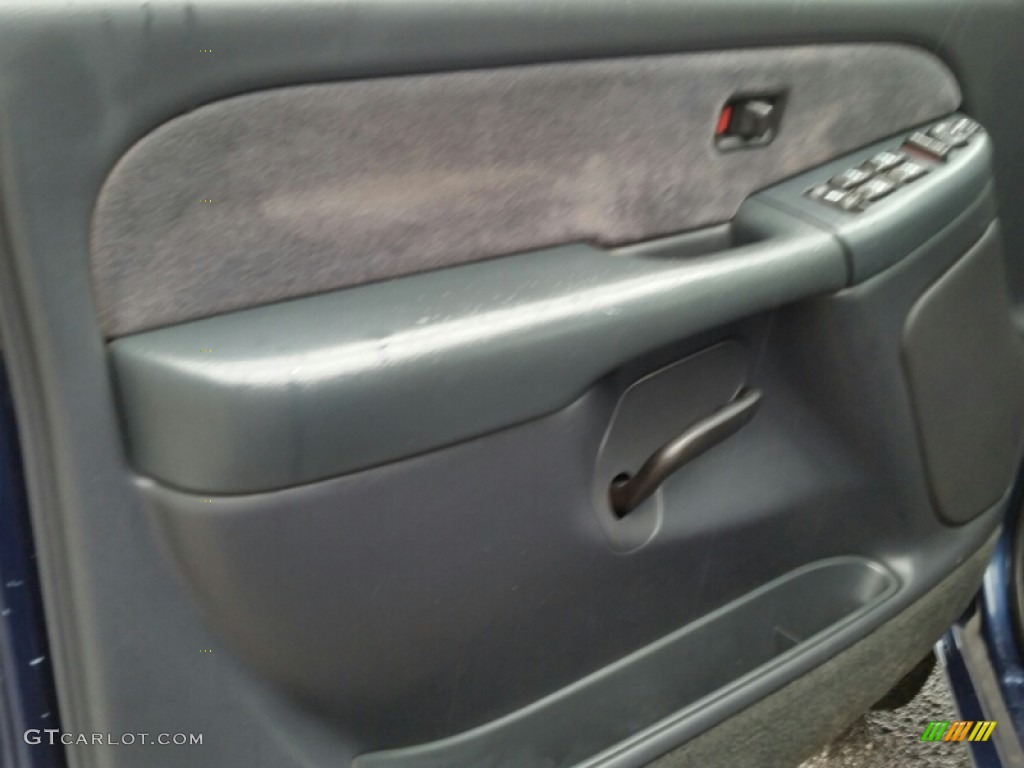 2002 Silverado 1500 LS Crew Cab 4x4 - Indigo Blue Metallic / Graphite Gray photo #19