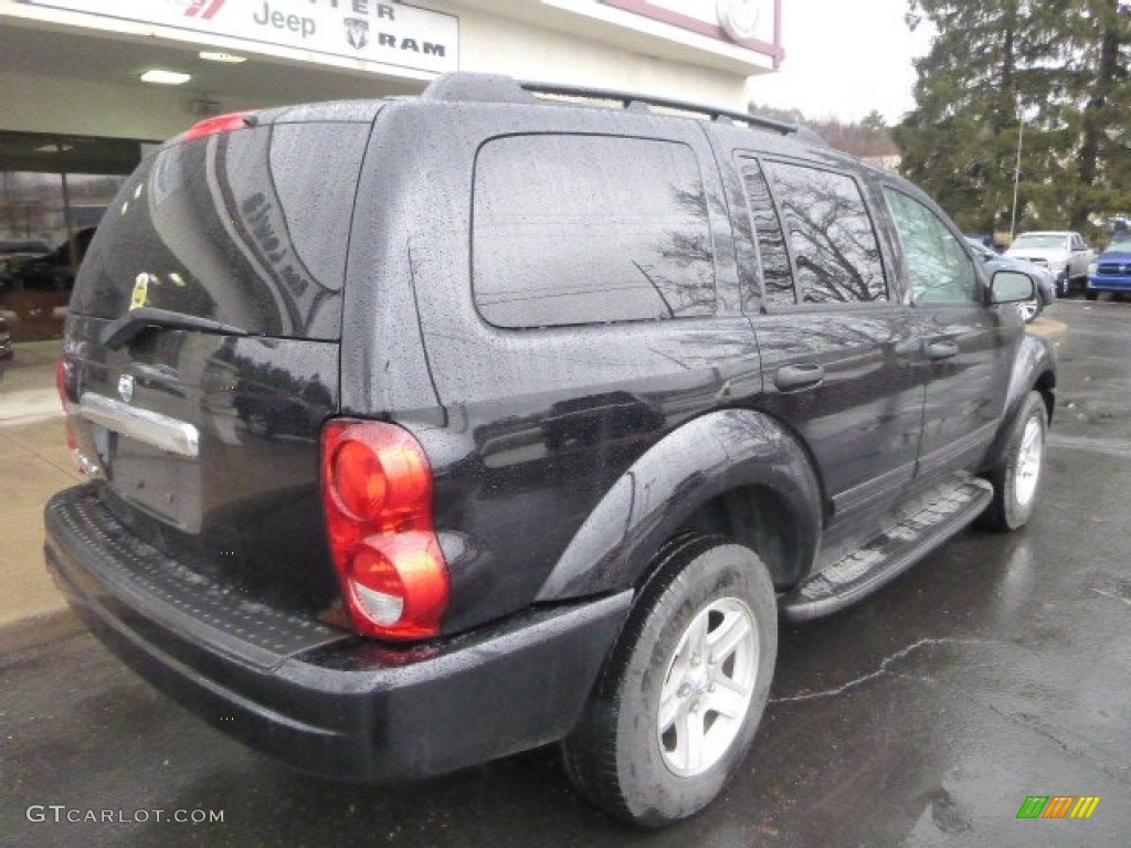 2005 Durango SLT 4x4 - Black / Medium Slate Gray photo #9