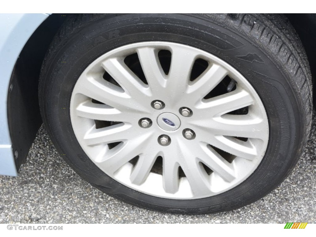 2010 Fusion Hybrid - Light Ice Blue Metallic / Medium Light Stone photo #22