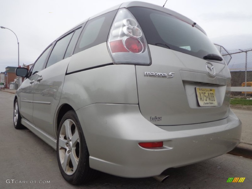 2007 MAZDA5 Touring - Platinum Silver Metallic / Black photo #20