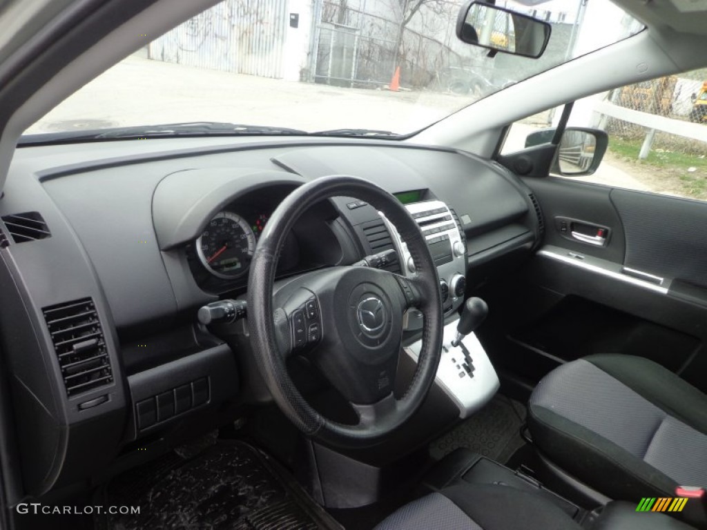 2007 MAZDA5 Touring - Platinum Silver Metallic / Black photo #35