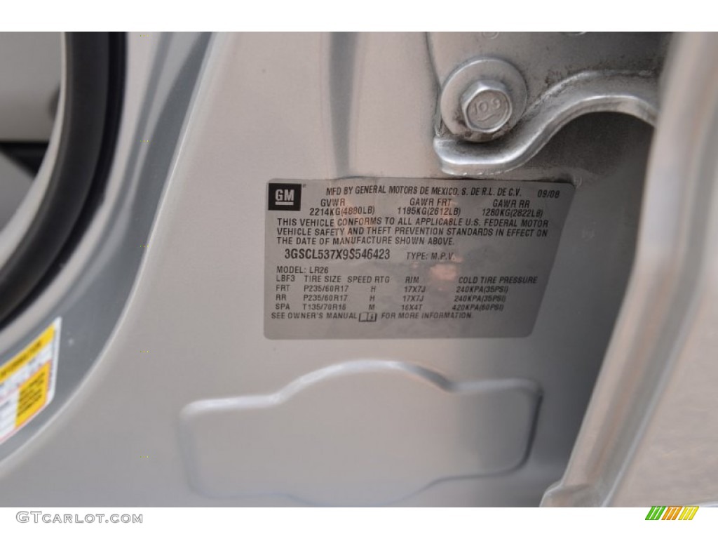 2009 VUE XR V6 - Quicksilver / Gray photo #46