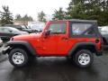 2015 Firecracker Red Jeep Wrangler Sport 4x4  photo #2