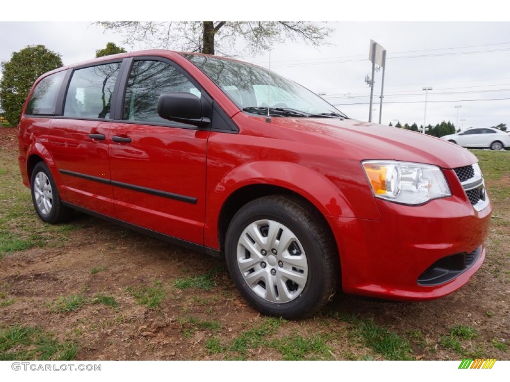 2015 Grand Caravan American Value Package - Redline 2 Coat Pearl / Black/Light Graystone photo #4