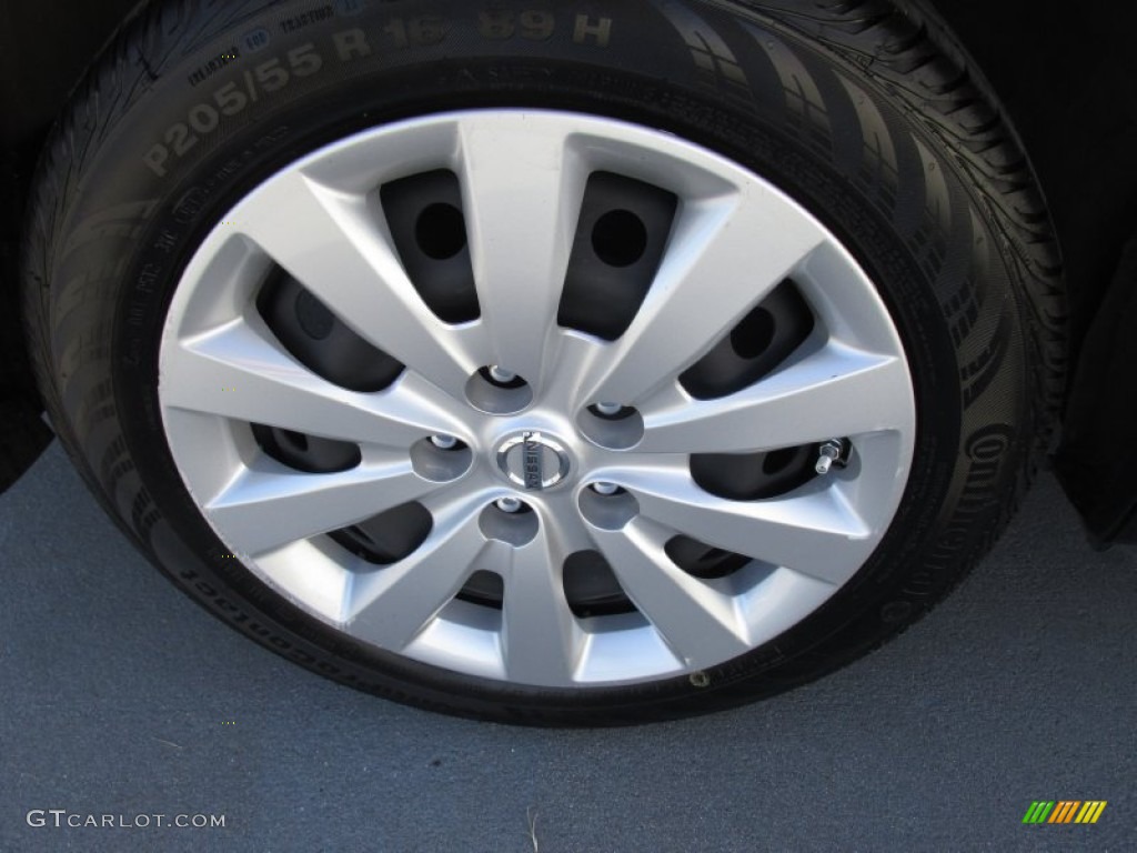 2014 Sentra SV - Super Black / Charcoal photo #17