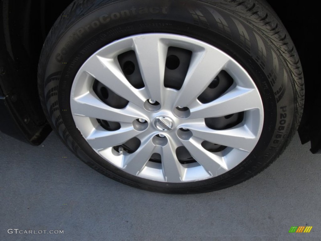 2014 Sentra SV - Super Black / Charcoal photo #18