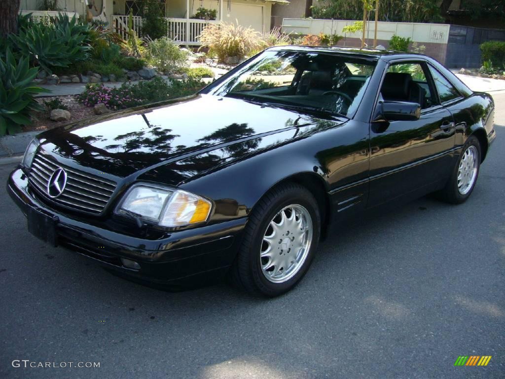 1997 SL 320 Roadster - Black / Black photo #1