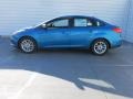 2015 Blue Candy Metallic Ford Focus SE Sedan  photo #6