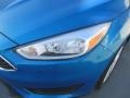 2015 Blue Candy Metallic Ford Focus SE Sedan  photo #9