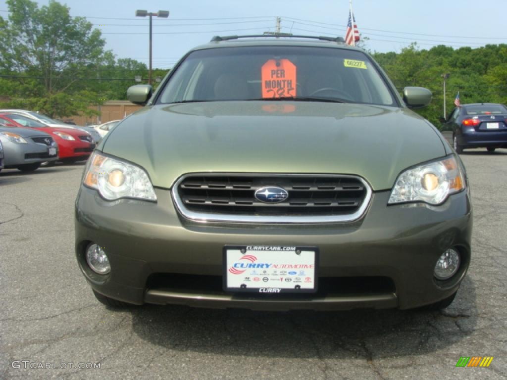 2006 Outback 2.5i Limited Wagon - Willow Green Opalescent / Taupe photo #8