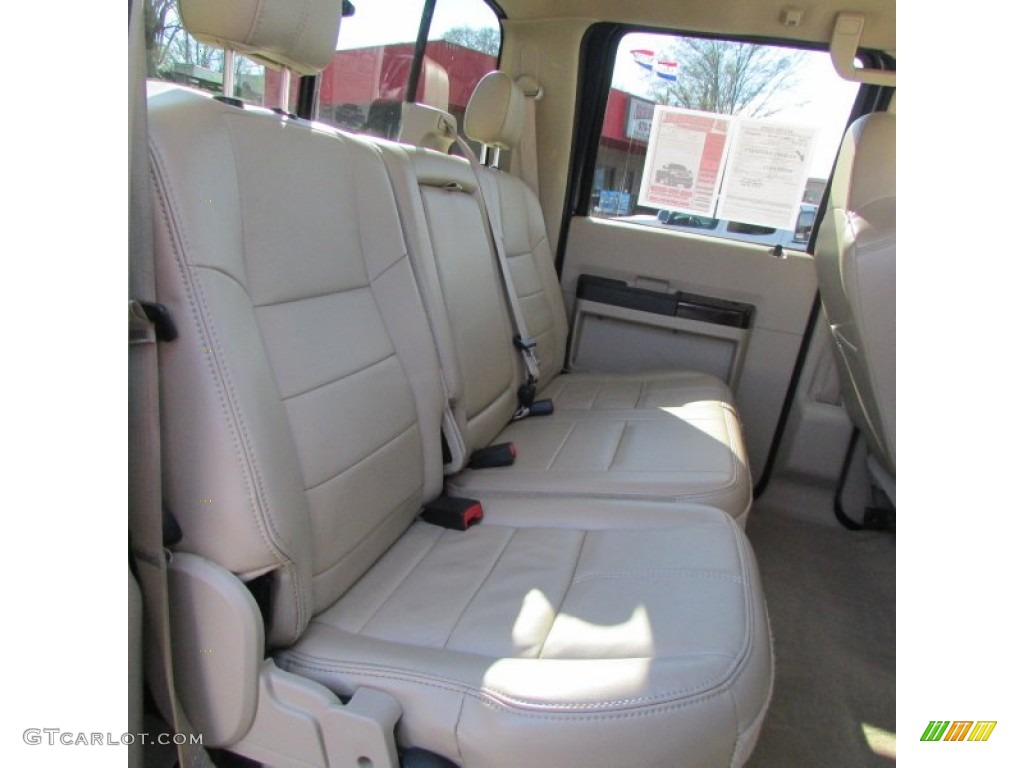 2008 F350 Super Duty Lariat Crew Cab 4x4 Dually - Dark Blue Pearl Metallic / Camel photo #38