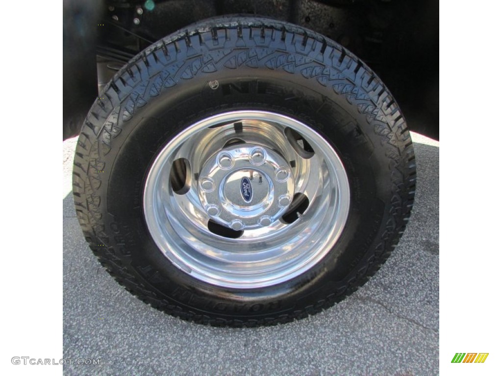 2008 F350 Super Duty Lariat Crew Cab 4x4 Dually - Dark Blue Pearl Metallic / Camel photo #41