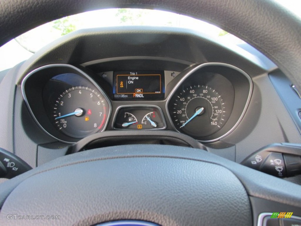 2015 Focus S Sedan - Magnetic Metallic / Charcoal Black photo #30