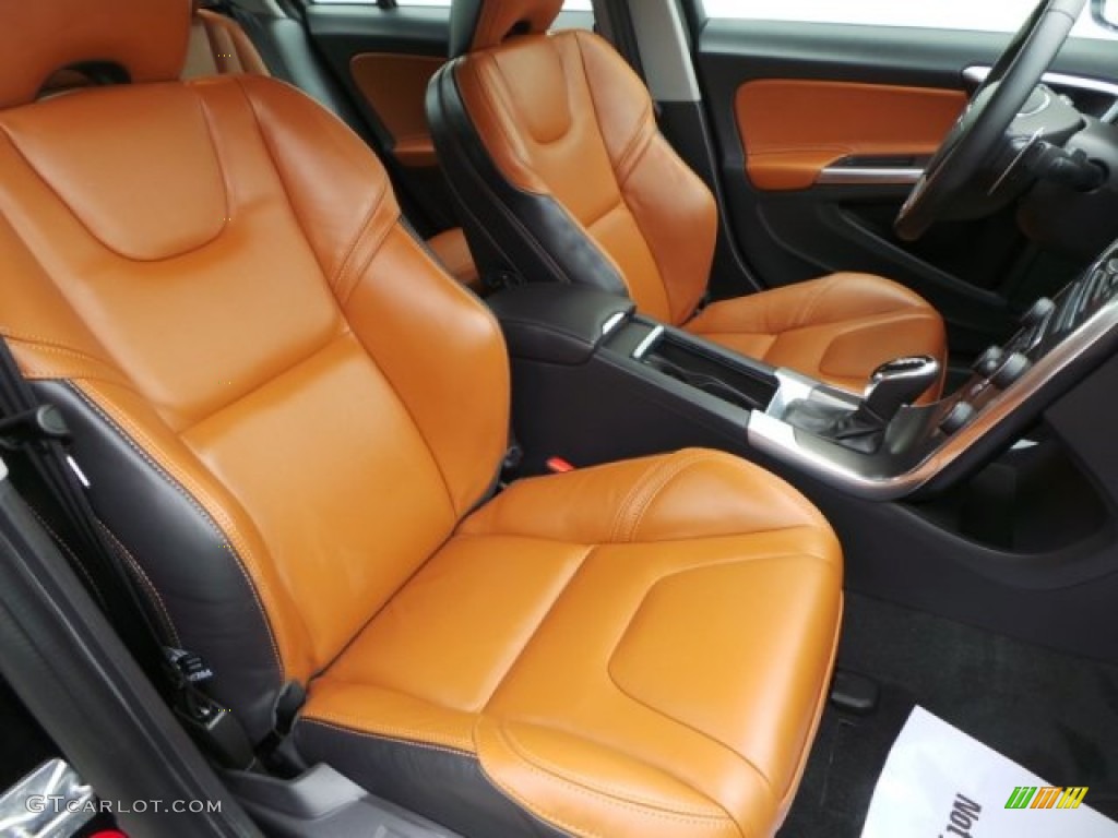 Beechwood/Off Black Interior 2014 Volvo S60 T5 AWD Photo #102611420