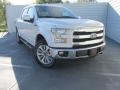 2015 White Platinum Tricoat Ford F150 Lariat SuperCrew 4x4  photo #1