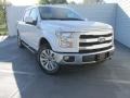 2015 White Platinum Tricoat Ford F150 Lariat SuperCrew 4x4  photo #2