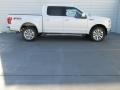 2015 White Platinum Tricoat Ford F150 Lariat SuperCrew 4x4  photo #3