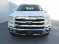2015 White Platinum Tricoat Ford F150 Lariat SuperCrew 4x4  photo #8