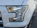 2015 White Platinum Tricoat Ford F150 Lariat SuperCrew 4x4  photo #9