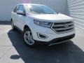 White Platinum Metallic 2015 Ford Edge SEL