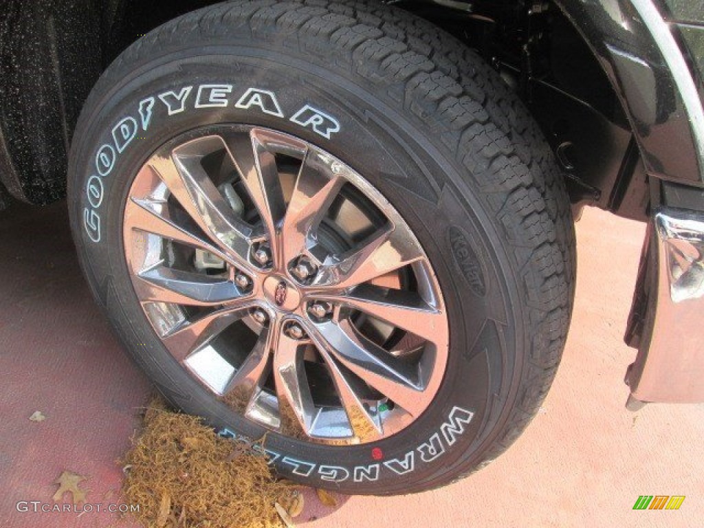 2015 F150 Lariat SuperCrew 4x4 - Tuxedo Black Metallic / Black photo #2