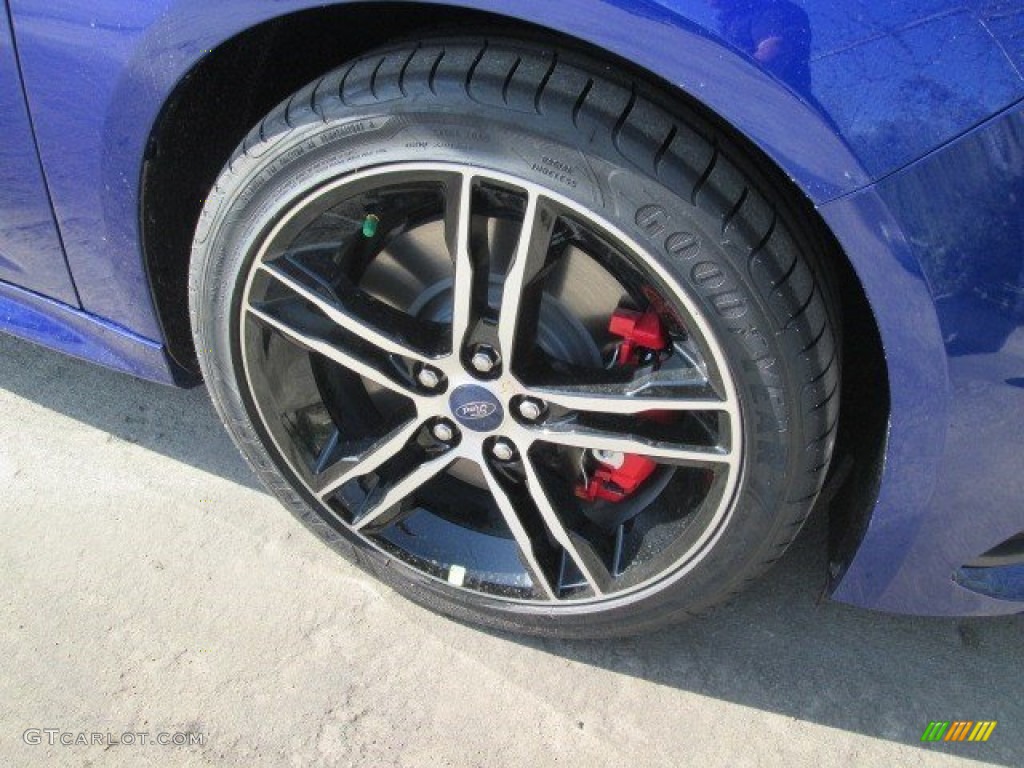 2015 Focus ST Hatchback - Performance Blue / ST Charcoal Black photo #2