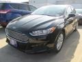 2015 Tuxedo Black Metallic Ford Fusion SE  photo #3