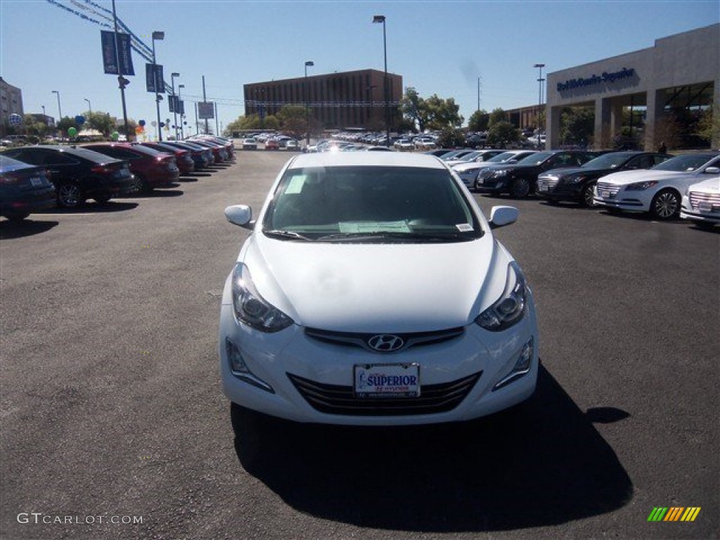 2016 Elantra Limited - White / Gray photo #2