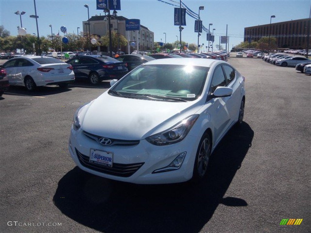 2016 Elantra Limited - White / Gray photo #3