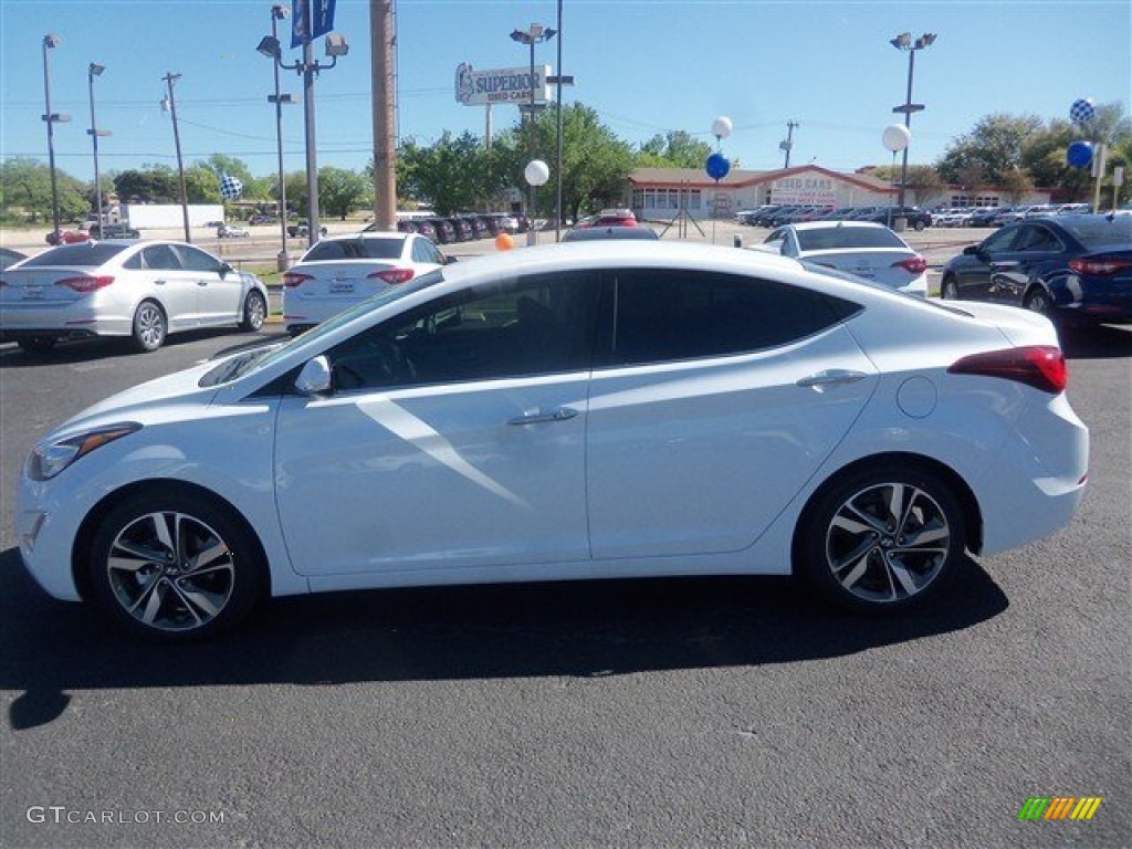 2016 Elantra Limited - White / Gray photo #5