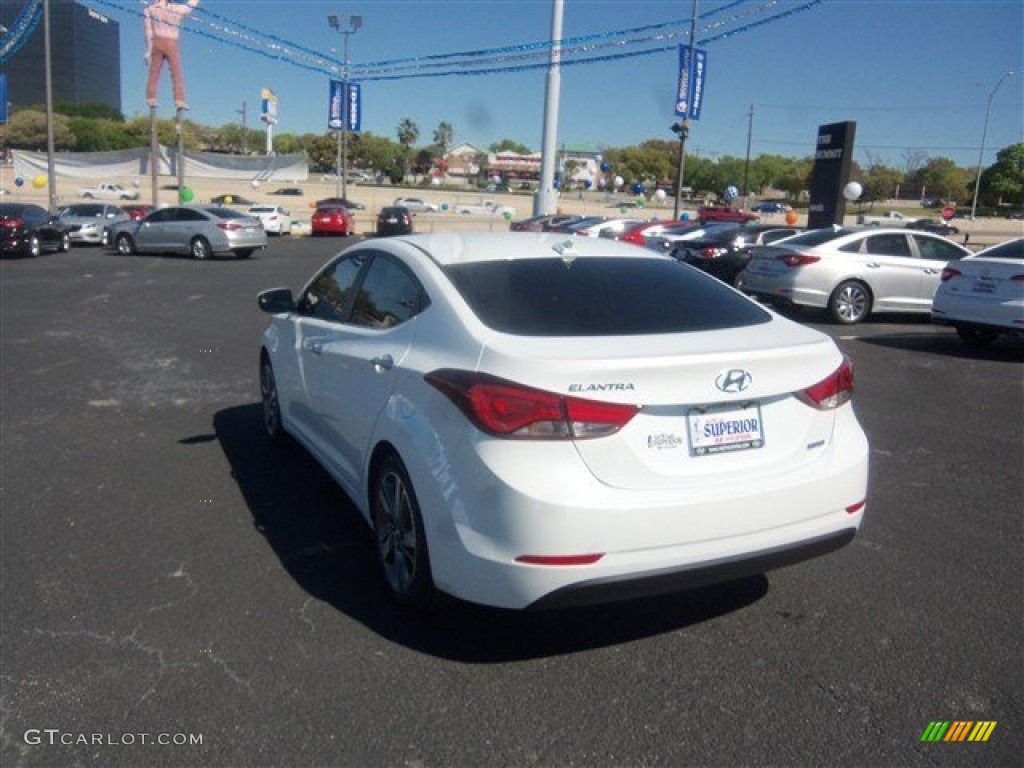 2016 Elantra Limited - White / Gray photo #6