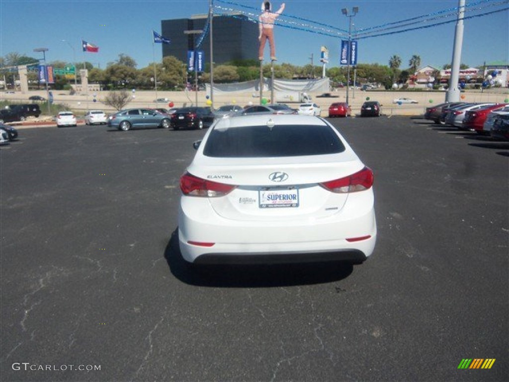 2016 Elantra Limited - White / Gray photo #7