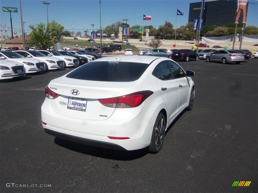 2016 Elantra Limited - White / Gray photo #8