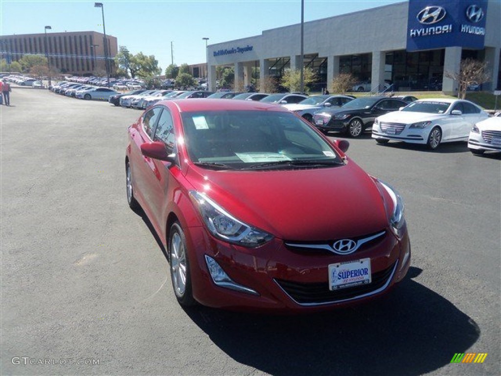 2016 Elantra SE - Red / Beige photo #1