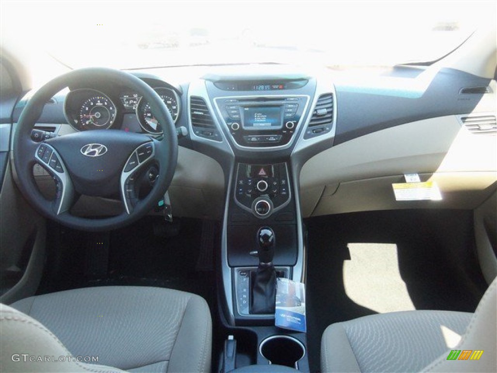 2016 Elantra SE - Phantom Black / Beige photo #14