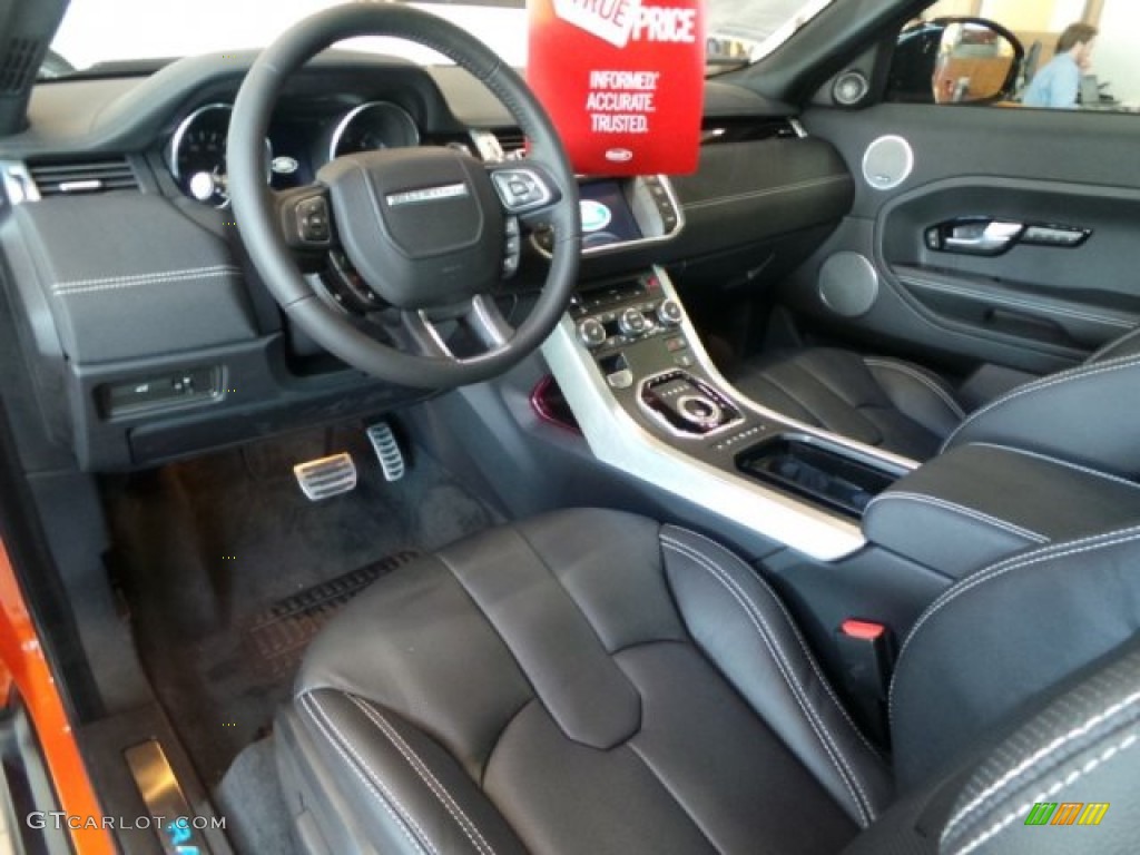 Ebony Interior 2015 Land Rover Range Rover Evoque Dynamic Photo #102623296