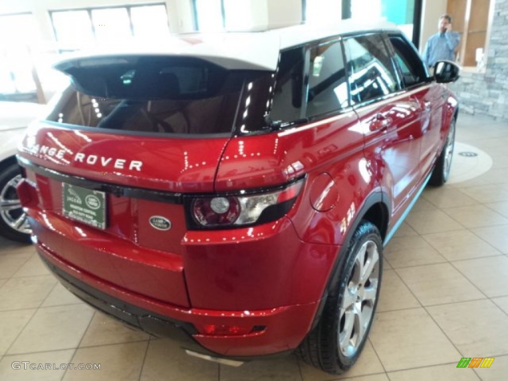 2015 Range Rover Evoque Dynamic - Firenze Red Metallic / Ebony photo #7