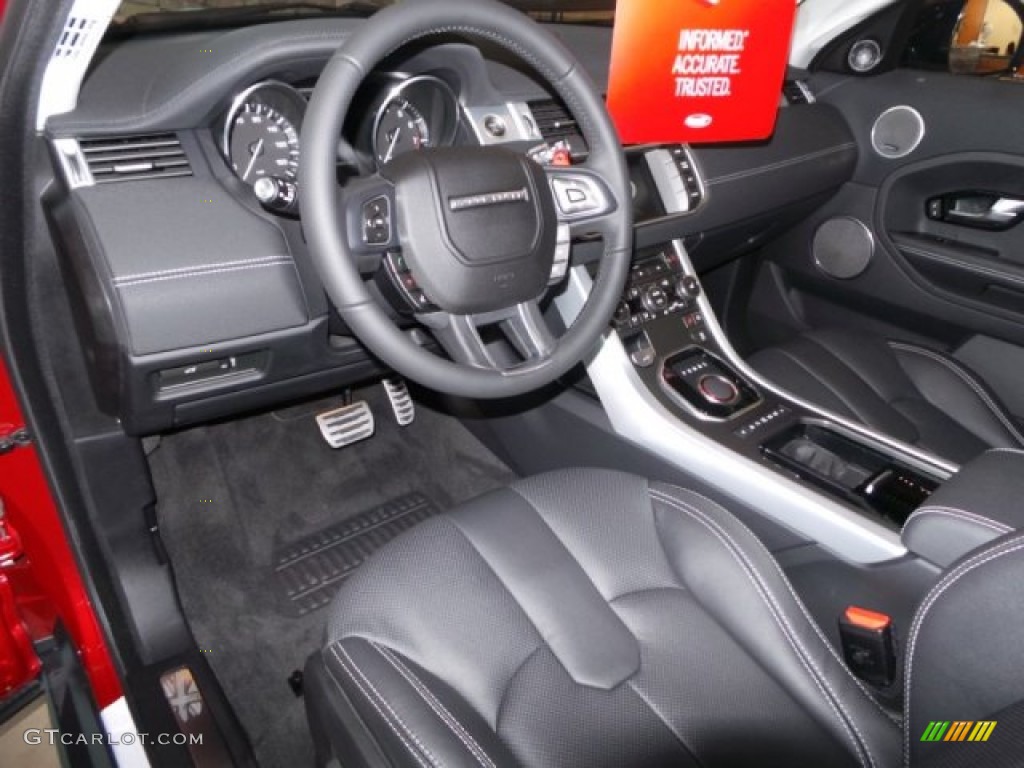 Ebony Interior 2015 Land Rover Range Rover Evoque Dynamic Photo #102623977