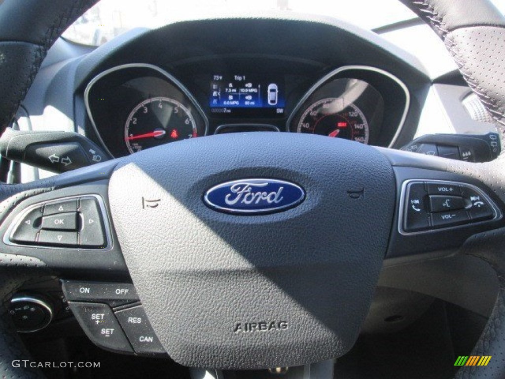 2015 Focus ST Hatchback - Oxford White / ST Charcoal Black photo #25