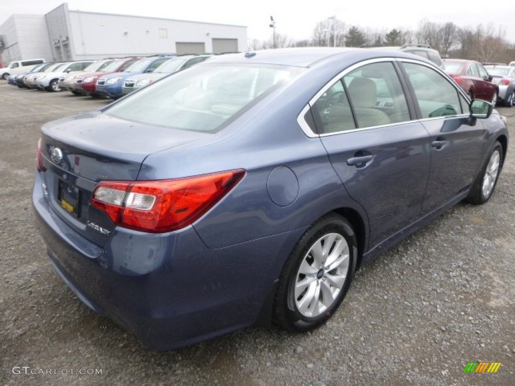 2015 Legacy 2.5i Premium - Twilight Blue Metallic / Warm Ivory photo #3